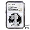 Image 1 : 2021-W Silver Eagle NGC PF69 Hearldic Eagle T-1 UC