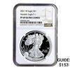 Image 1 : 2021-W Silver Eagle NGC PF69 Hearldic Eagle T-1 UC
