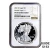 Image 1 : 2021-W Silver Eagle NGC PF69 Hearldic Eagle T-1 UC