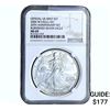 Image 1 : 2006-W Silver Eagle NGC MS69 20th Anni. Burnished