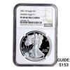 Image 1 : 2021-W Silver Eagle NGC PF69 Hearldic Eagle T-1 UC