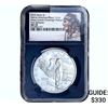 Image 1 : 2025 NGC MS70 Native American/Bison 1OZ SIlver $1