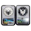 Image 2 : [2 Coins]2012 Silver Eagle NGC PF69