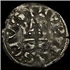 Image 1 : 1297-1301AD Crusades Frankish Greece Silver Denier NEARLY UNCIRCULATED