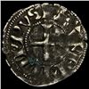 Image 2 : 1297-1301AD Crusades Frankish Greece Silver Denier NEARLY UNCIRCULATED