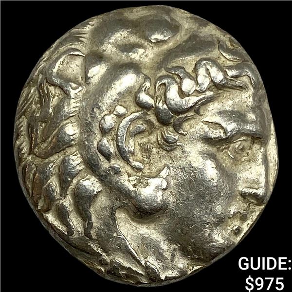 Macedon Alex. III, 336-323 BC Silver Tetradrachm CLOSELY UNCIRCULATED