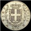 Image 2 : 1872 Italy Silver 5 Lira CLOSELY UNCIRCULATED