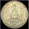 Image 2 : 1910-A Prussia Silver 3 Reichsmark CLOSELY UNCIRCULATED