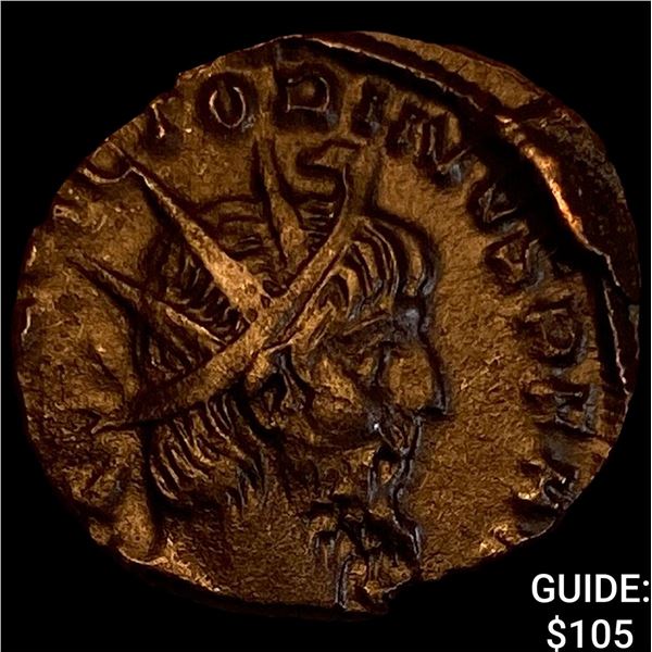 Romano-Gallic Victorinus, 269-271 BI Dbl Denarius CHOICE AU