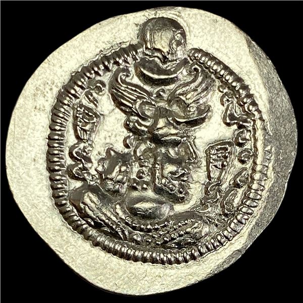 Sasanian Peroz I 457/9-484 AD Silver Drachm UNCIRCULATED