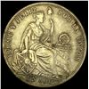 Image 1 : 1925 Peru Silver 1 Sol NEARLY UNCIRCULATED