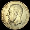 Image 1 : 1868 Belgium Silver 5 Francs CLOSELY UNCIRCULATED