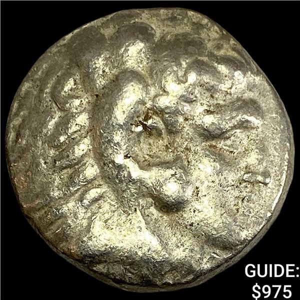 Macedon Alexander III 336-323 BC Silver Tetradrachm NEARLY UNCIRCULATED