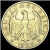 Image 1 : 1926 A Germany Silver 1 Reichsmark UNCIRCULATED