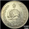 Image 1 : 1932 Iran Reza Shah Silver 5 Rials CLOSELY UNCIRCULATED