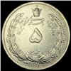 Image 2 : 1932 Iran Reza Shah Silver 5 Rials CLOSELY UNCIRCULATED