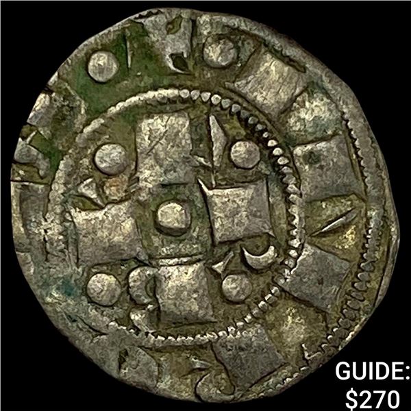 1362-1370 Urban V Silver Bolognino NEARLY UNCIRCULATED
