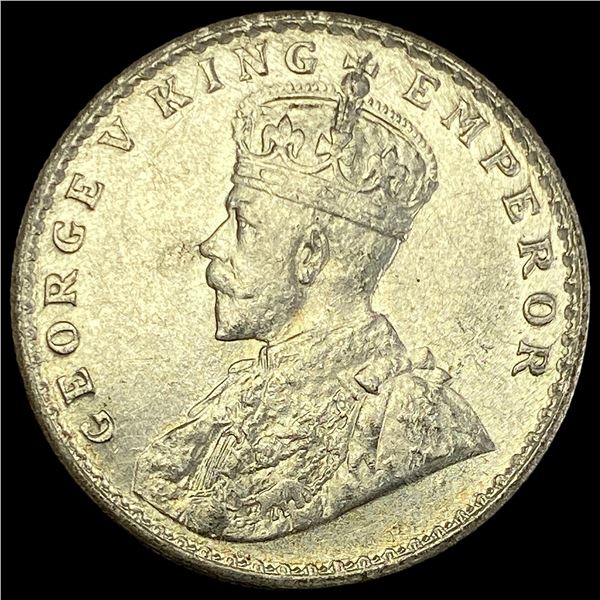 1919 India Geo V Silver 1 Rupee UNCIRCULATED