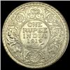 Image 2 : 1919 India Geo V Silver 1 Rupee UNCIRCULATED