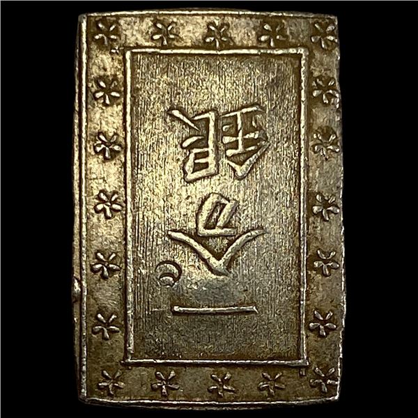 1859-1868 Japan Silver Bu CLOSELY UNCIRCULATED