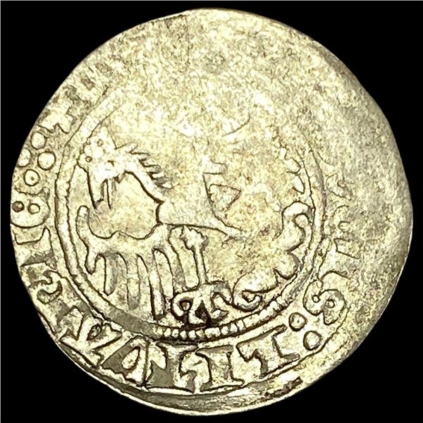 1500-1600 Lithunia Silver Grosz CLOSELY UNCIRCULATED