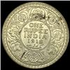 Image 2 : 1918 India Geo V Silver 1 Rupee UNCIRCULATED
