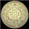 Image 2 : 1919 India Geo V Silver 1 Rupee UNCIRCULATED