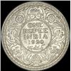 Image 2 : 1920 British-India Silver Rupee UNCIRCULATED