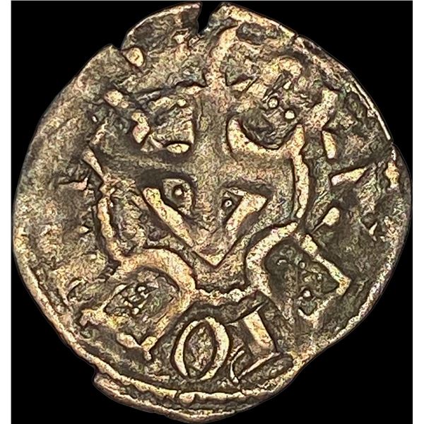 1248-1279 Portugal Reconquista Silver Dinero NEARLY UNCIRCULATED