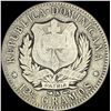Image 2 : 1897 Dominican Republic Silver 1/2 Peso ABOUT UNCIRCULATED