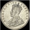 Image 1 : 1917 British-India Silver Rupee UNCIRCULATED