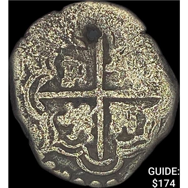 1500s-1600s Spanish Colonial Silver Cob NEARLY UNCIRCULATED