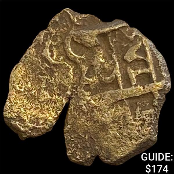 1500s-1600s Spanish Colonial SIlver Cob NEARLY UNCIRCULATED