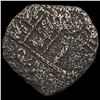 Image 2 : 1500s-1600s Spanish Colonial SIlver Cob NEARLY UNCIRCULATED