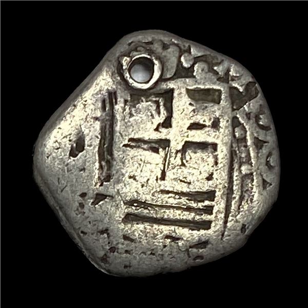 1500s-1600s Spanish Colonial Silver Cob NEARLY UNCIRCULATED