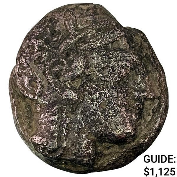 Attica, Athens 393-294 BC Silver Owl Tetradrachm NEARLY UNCIRCULATED