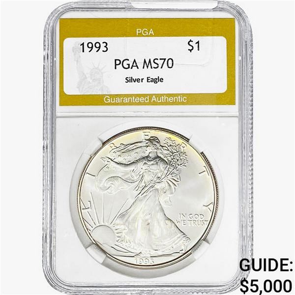 1993 American Silver Eagle PGA MS70
