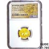 Image 1 : Byzantine Phocas 602-610 AD Gold Semissis NGC MS