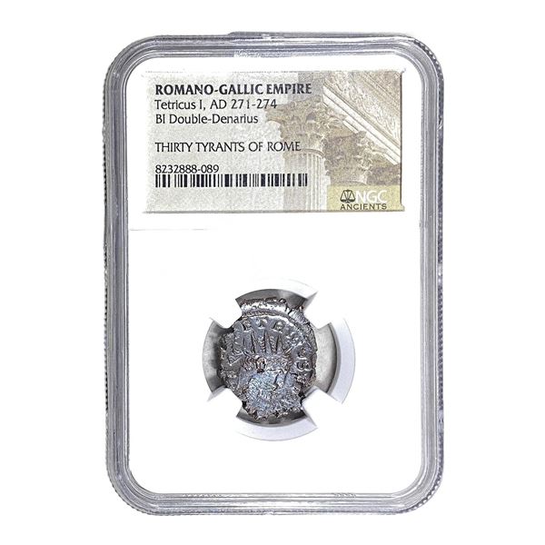 Romano-Gallic Tetricus I 271-274 AD BI Dbl-Denarius