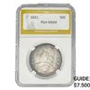 Image 1 : 1831 Capped Bust Half Dollar PGA MS64