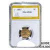 Image 1 : 1857 Flying Eagle Cent PGA MS66