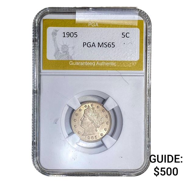 1905 Liberty Victory Nickel PGA MS65