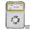 Image 1 : 1897 Barber Dime PGA MS63