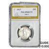 Image 1 : 1917 Standing Liberty Quarter PGA MS66 FH Type 1
