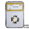 1927-S Mercury Silver Dime PGA AU58