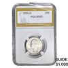 Image 1 : 1935-D Washington Silver Quarter PGA MS65