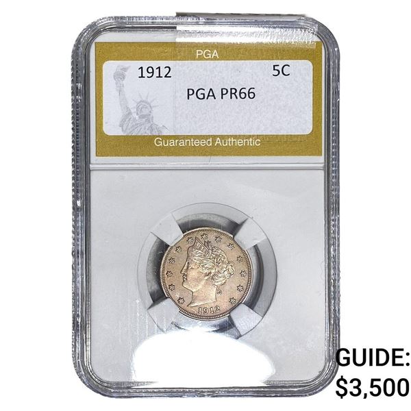 1912 Liberty Victory Nickel PGA PR66