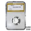 Image 1 : 1945-S Mercury Silver Dime PGA MS65 FSB
