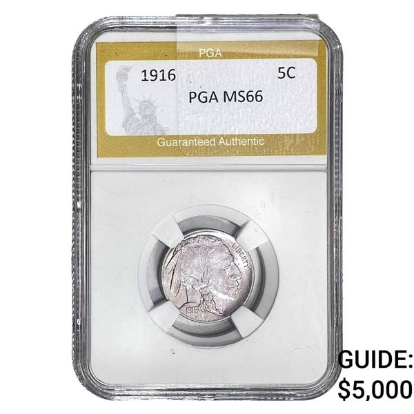 1916 Buffalo Nickel PGA MS66