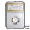 Image 1 : 1929 Mercury Silver Dime PGA MS65+ FSB